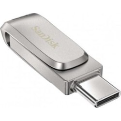 Pendrive - Sandisk 128Gb Ultra Dual Drive Luxe Usb Type-C 150Mb/S (Sdddc4-128G-G46)