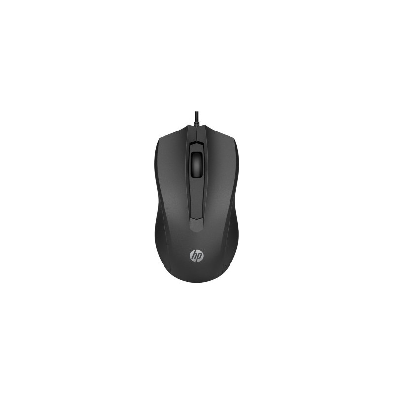 Mysz Hp Wired Mouse 100 Przewodowa Czarna 6Vy96Aa