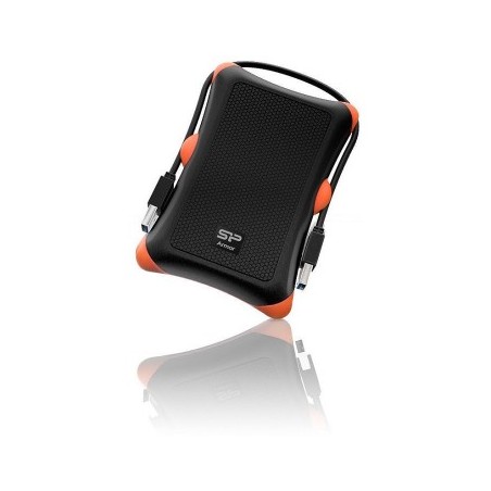 Dysk Zewnętrzny Silicon Power Armor A30 2Tb 2.5  Usb 3.2 5400 Obr/Min Orange-Black (Sp020Tbphda30S3K)