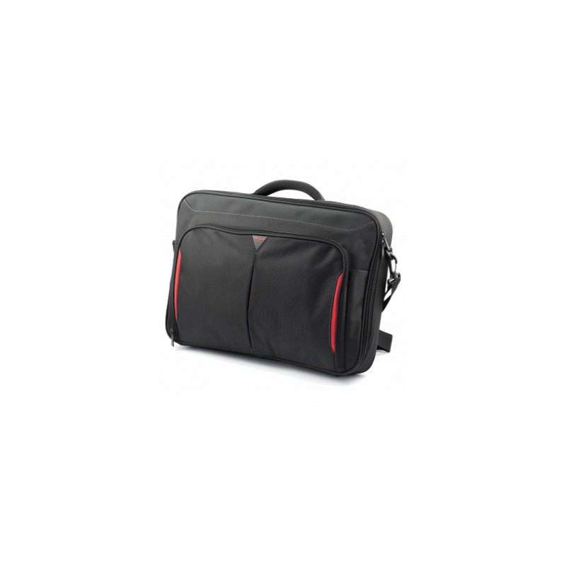 Targus Cn418Eu Classic+ 17-18" Clamshell Laptop Bag - Black/Red