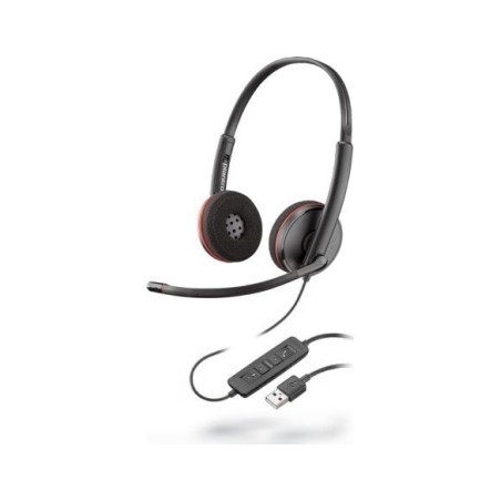 Słuchawki Przewodowe Poly Blackwire C3220 Usb-A Czarne - (209745-104)