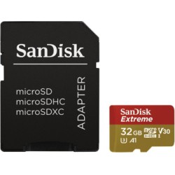Karta Pamięci - Sandisk Microsdhc 32Gb Extreme U3 V30 Uhs-I A1 100/60 Mb/S Mobile (Sdsqxaf-032G-Gn6Ma)